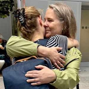 Verabschiedung meines ältesten Kindes nach Japan am 20.10.2025 am Flughafen
