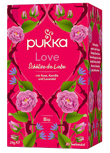 Foto einer Teebox Love von PUKKA