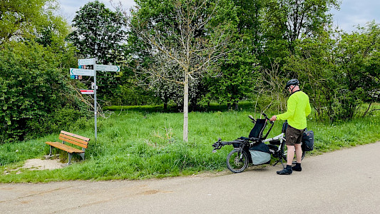 Auf der Radtour vom Ammersee über die Schwäbische Alb nach Hause im Mai 2024