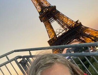 Olympia Paris: mein Sitzplatz im Stade Tour Eiffel